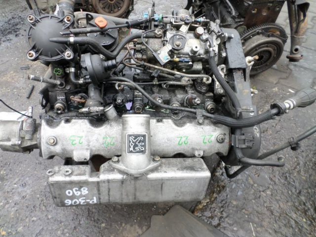 Peugeot 306 двигатель 1, 9 D 51kW 69KM pomiar kompresj