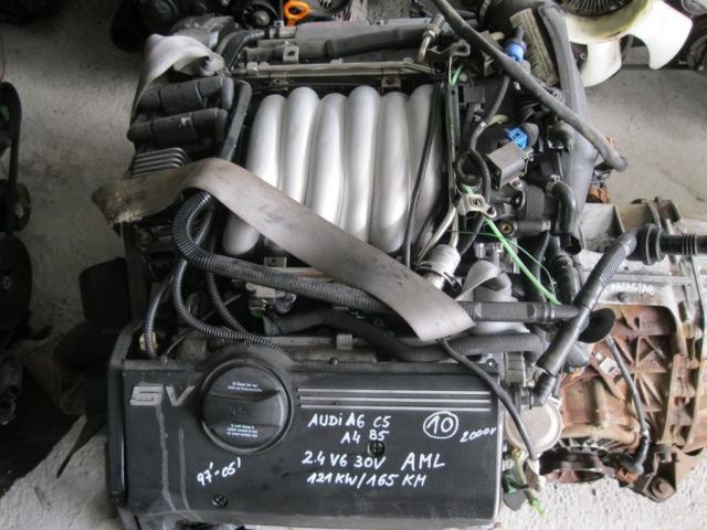 Двигатель AUDI A6 A4 2.4 V6 30V AML 165 KM в сборе