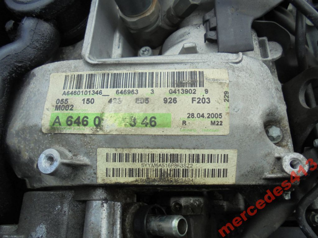 MERCEDES W203 W211 2.2 CDI 646 двигатель в сборе