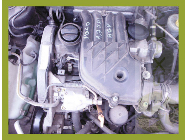 11463 двигатель VW POLO 1.7 SDI 2000r AGP