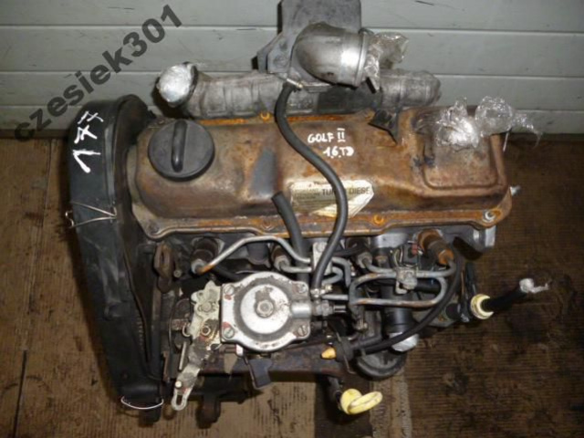 Двигатель VW GOLF II JETTA 1.6TD в сборе