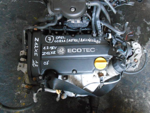 Двигатель OPEL 1.2 16V Z12XE CORSA ASTRA COMBO AGILA
