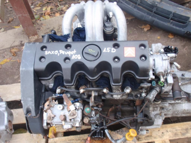 CITROEN SAXO, PEUGEOT 106 1.5D двигатель голый без навесного оборудования