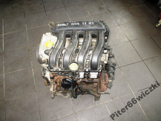 Двигатель без навесного оборудования RENAULT MODUS 1.4 16V K4JG 770