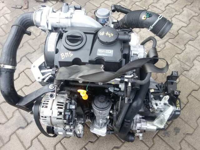 Двигатель BMS 1.4 TDI VW POLO FABIA IBIZA 40 тыс в сборе