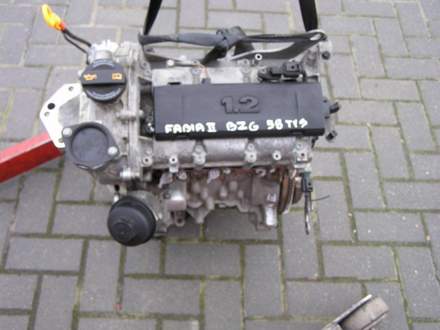 Двигатель SKODA FABIA VW POLO IBIZA 1.2 BZG 58 тыс