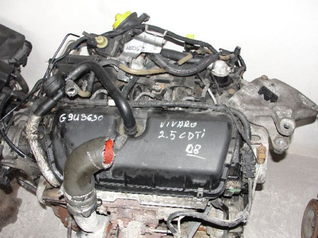 Двигатель - OPEL VIVARO 2.5 CDTI 08' KOD: G9U B630
