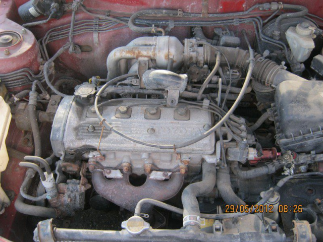 TOYOTA COROLLA E11 98 1.3 двигатель голый без навесного оборудования CZESC