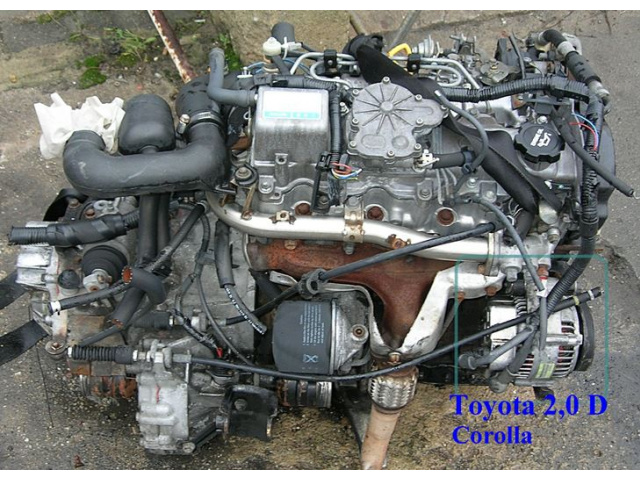 TOYOTA COROLLA 2.0 D ; двигатель - гарантия