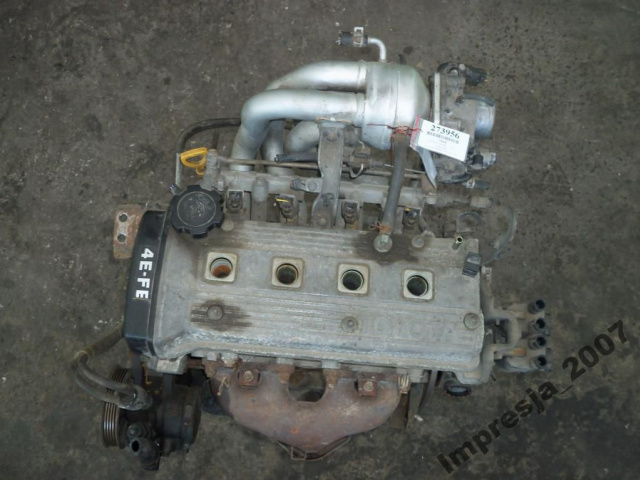 Двигатель Toyota Corolla E11 4E-FE в сборе 1, 4 16v