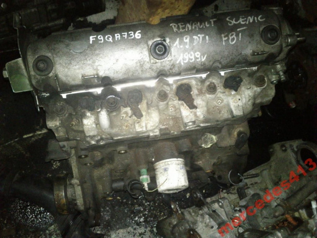 RENAULT SCENIC I MEGANE 1.9DTI двигатель 98KM F9Q 736