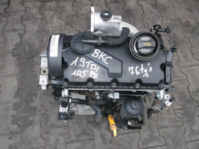 Двигатель BKC SKODA OCTAVIA 2 1.9 TDI 105 KM 76 тыс