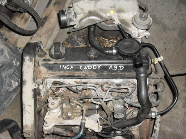Двигатель SEAT INCA VW CADDY 97г. 1.9 D kod 1Z 64 л.с.