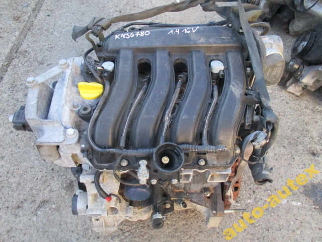 Двигатель K4J G780 1.4 16V RENAULT CLIO III MODUS