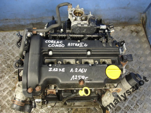OPEL COMBO CORSA C ASTRA II 1.2 16V двигатель Z12XE
