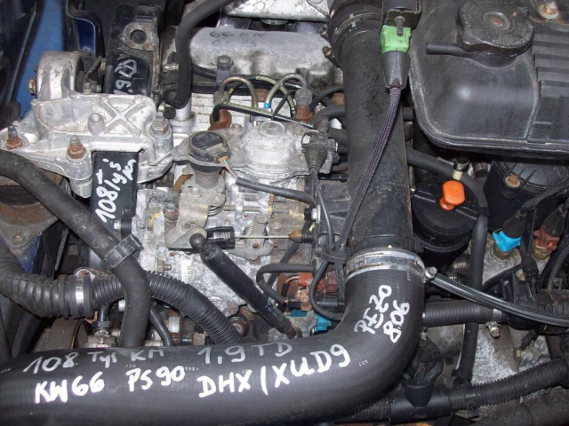 Двигатель PEUGEOT 806 1.9 1, 9 TD DHX