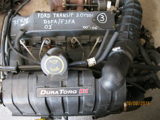 Двигатель D3FA F3FA 2.0 TDDI FORD TRANSIT в сборе