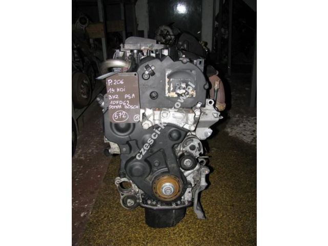 572. двигатель PEUGEOT 206 307 1.4 HDI в сборе гарантия