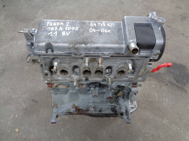 Двигатель 187A1000 FIAT PANDA 2 1.1 03-06r. 64 тыс KM