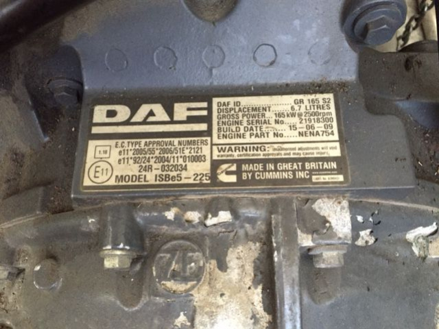 DAF 45.220 EURO 5 двигатель коробка передач в сборе