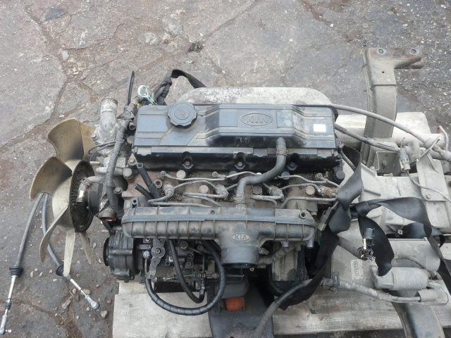 Двигатель KIA PREGIO 2.7D 97-02 K2700 FVat Slask