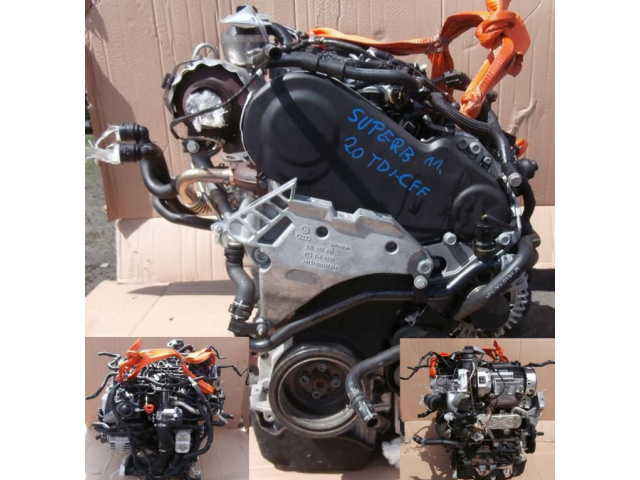Skoda SuperB II 2.0 TDI двигатель голый CFF 2011r