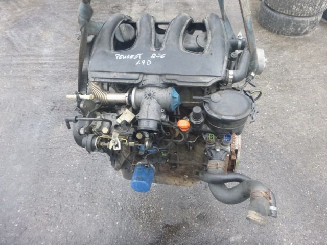 Двигатель 1.9 D WJZ Peugeot 206 в сборе