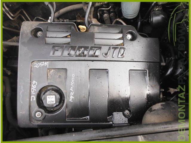 16129 двигатель FIAT STILO 192A1000 1.9 JTD