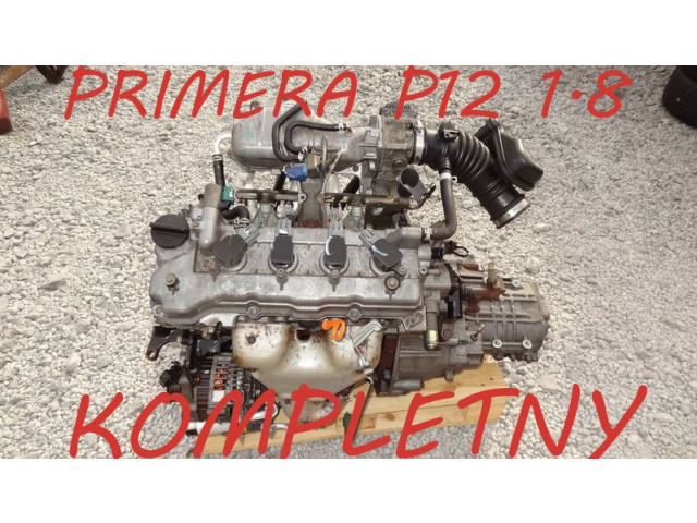 Двигатель в сборе NISSAN PRIMERA P12 1.8 16V 2004R