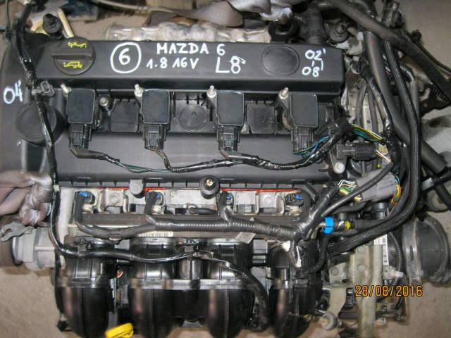 Двигатель L8 1.8 16V MAZDA 6 в сборе