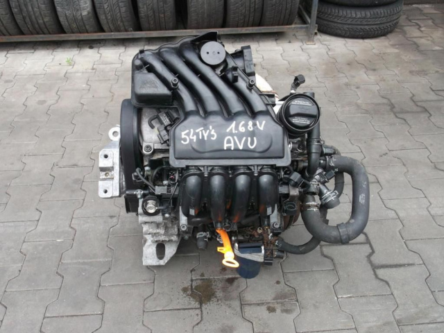Двигатель AVU SKODA OCTAVIA 1.6 8V 54 тыс KM -WYSYLKA