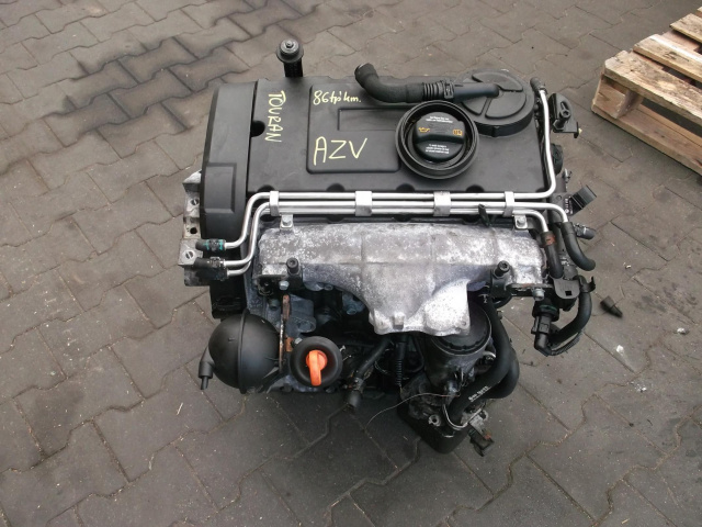 Двигатель AZV VW TOURAN 2.0 TDI 86 тыс KM -WYSYLKA-