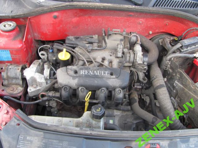 Двигатель без навесного оборудования RENAULT CLIO II ПОСЛЕ РЕСТАЙЛА 1.2b 45kW r.02