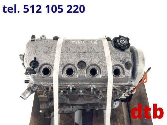 Двигатель бензин HONDA CIVIC VI 1.6 16V D16W4