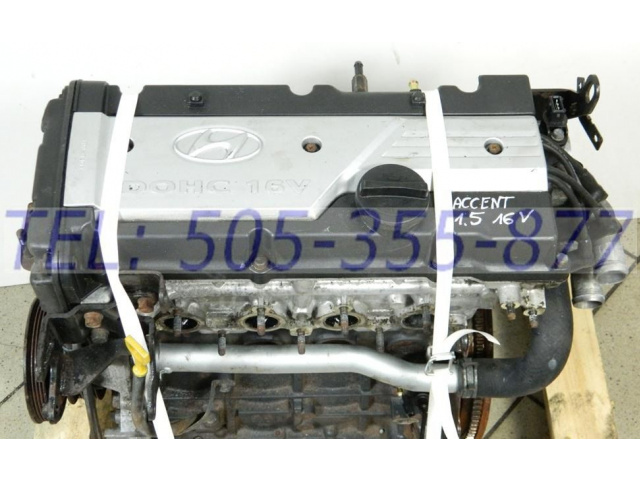 Двигатель HYUNDAI ACCENT 1.5 DOHC 16V G4EC-G 102 KM