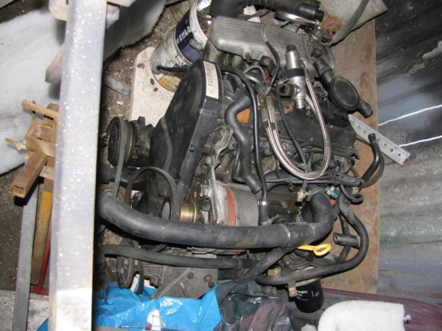 Двигатель в сборе audi 80 2.0 abk + коробка передач tanio