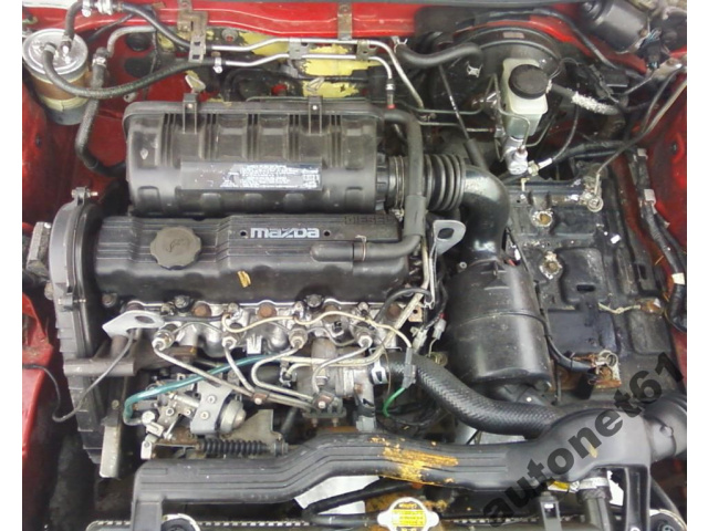 Mazda 323 1.7D 94г.. двигатель skrzyni drzwi blotnik