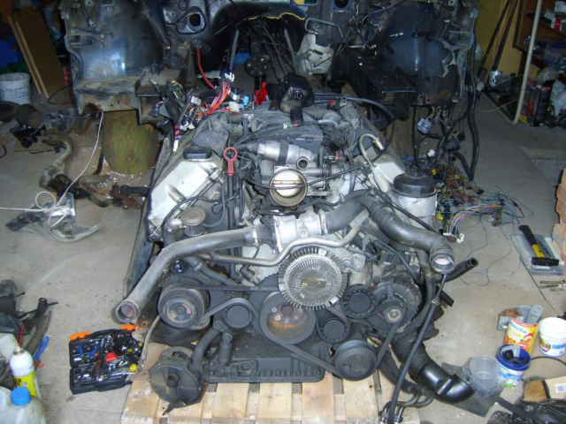 Двигатель BMW E34 V8 3.0 M60B30 в сборе
