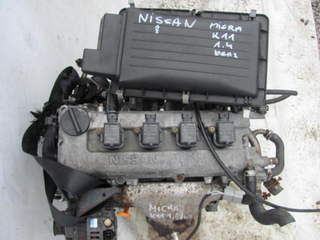 Двигатель в сборе 1.4 16V CGA3 NISSAN MICRA K11 00г.