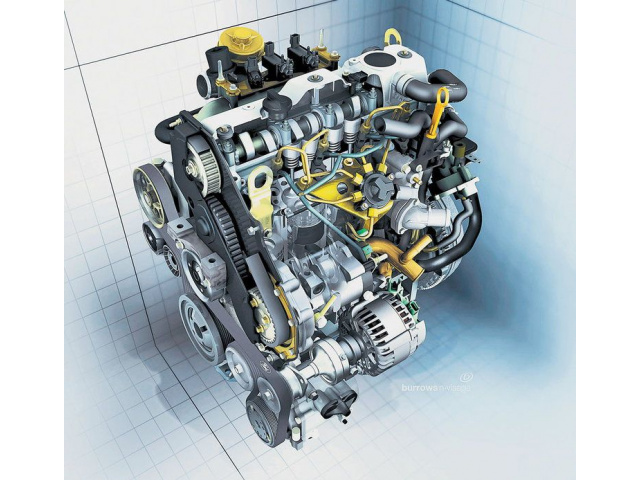 Двигатель Ford S-Max 1.8 TDCI - поврежденный