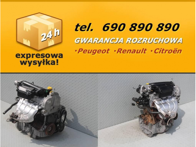 Двигатель RENAULT CLIO III MODUS 1.4 16V K4J G 770