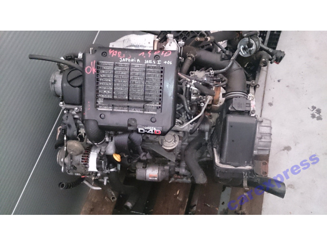 Двигатель без навесного оборудования TOYOTA YARIS 1, 4D4D 1ND-P52R 99-2005