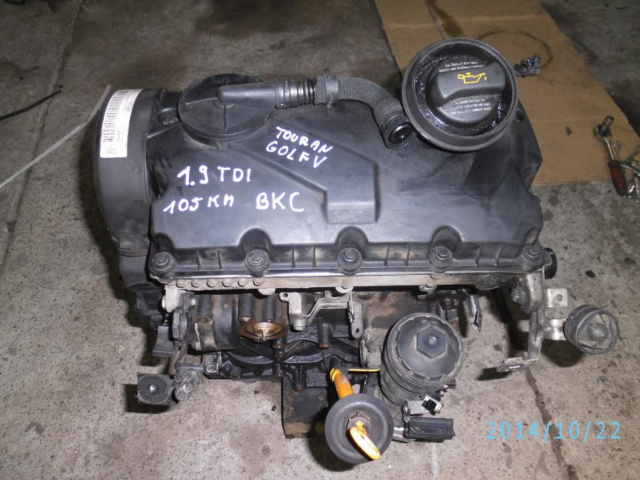 Двигатель VW TOURAN GOLF V 1.9 TDI 105 л.с. BKC LUKOW