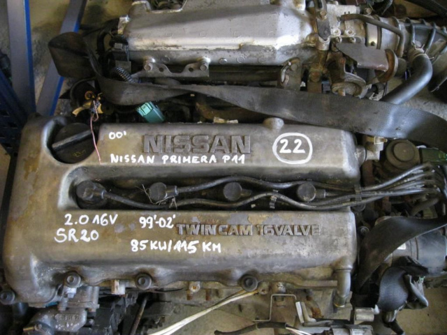Двигатель SR20 NISSAN PRIMERA P11 2.0 16V в сборе