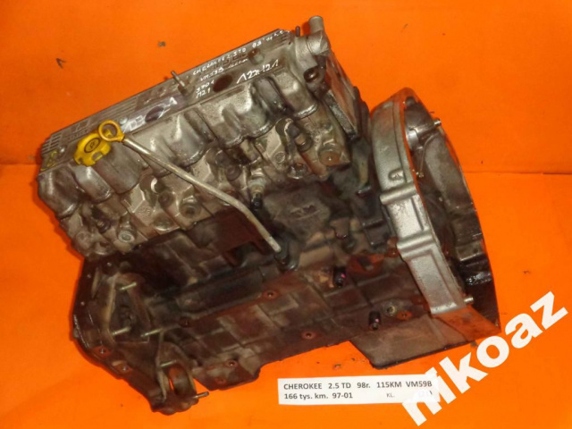 JEEP CHEROKEE 2.5 TD 98 115 л.с. VM59B двигатель