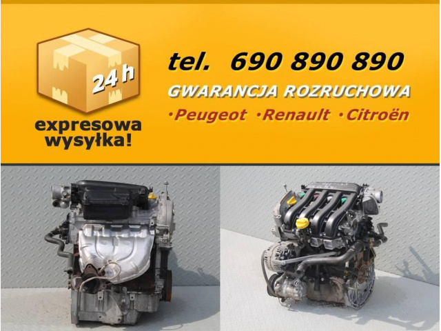 Двигатель RENAULT CLIO III MODUS 1.4 16V K4J G 770