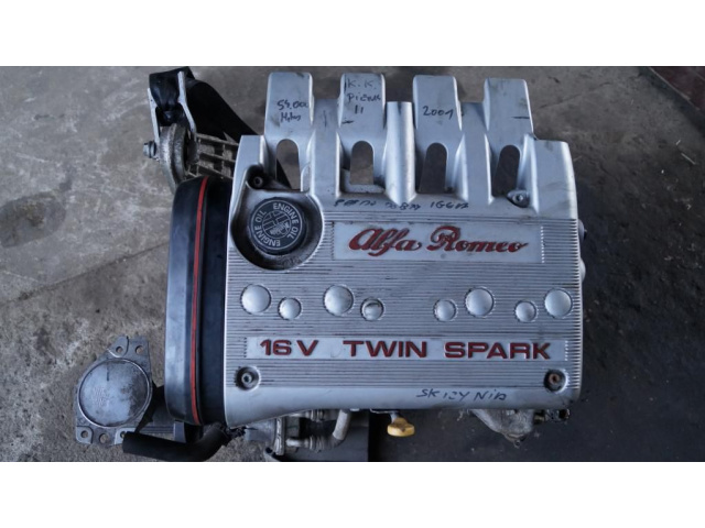 Двигатель ALFA ROMEO 147 1.6 16V AR32104 120KM 68TYS