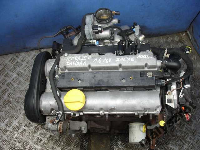 OPEL ASTRA II G ZAFIRA A 1.6 16V двигатель Z16XE