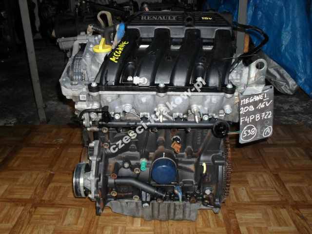 538. двигатель RENAULT MEGANE I 1.8 16V F4P гарантия
