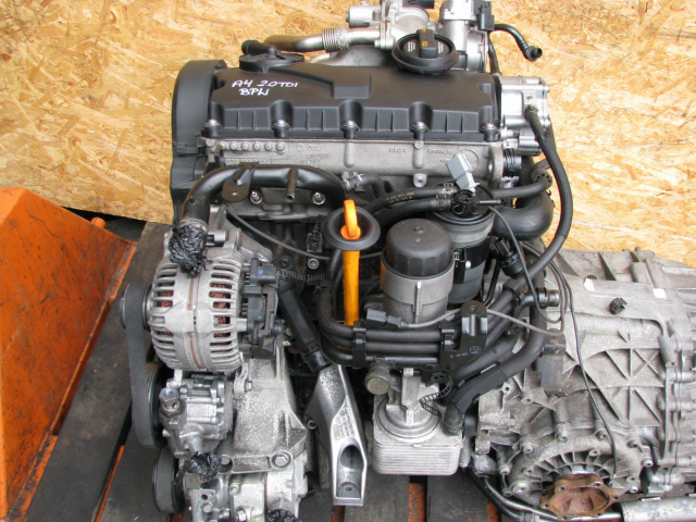 AUDI A4 B7 двигатель 2, 0TDI 8V модель ДВС BPW В отличном состоянии